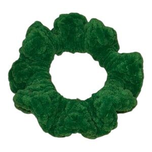 3 Hand Crochet Velvet Scrunchies